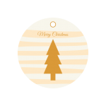 Christmas Tree Gift Label