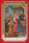 Christmas Vintage Nativity Scene