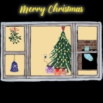 Christmas Window Greeting