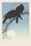 Crow Vintage Japanese Art