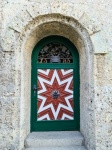 Decorated Vintage Door