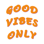 Good Vibes Only Clipart