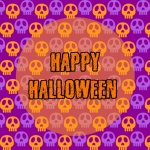 Halloween Background Skull