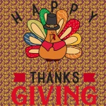Thanksgiving Turkey Bird Poster