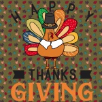 Thanksgiving Turkey Bird Poster
