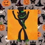 Halloween Jack-o-lantern Scarecrow