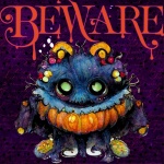Scary Halloween Pumpkin Character