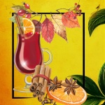 Apple Cider Autumn Illustration