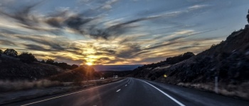 Arizona Highway Sunset