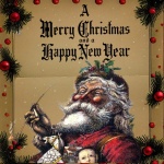 Vintage Santa Claus Greeting Card