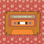 Retro 1970 Christmas Cassette Tape