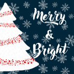 Merry And Bright Christmas Card