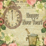 Vintage New Year Poster