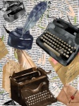 Vintage Typewriter Poster