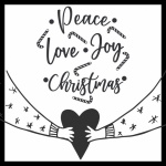 Peace Love Joy Christmas Drawing