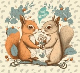 Valentine Squirrels