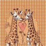 Valentine Giraffes