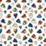 Christmas Hearts Pattern