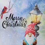 Gnome Christmas Greeting Card