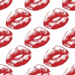 Lips Sexy Kiss Pattern