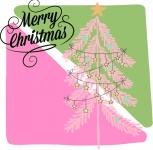 Modern Pink Christmas Tree