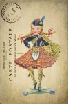 Scottish Traditional Dress Postcard