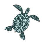 Sea Turtle Clipart Sticker