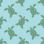 Sea Turtle Pattern Background