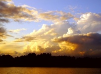 Sunset Sky Clouds Storm