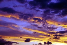 Sunset Clouds Sky Photo