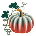 Striped Fantasy Pumpkin
