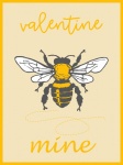 Valentine Bee Mine Background