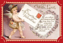 Valentine Vintage Cherub Cupid