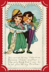 Valentine Vintage Cute Couple