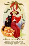 Vintage Halloween Postcard Old