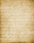 Vintage Sheet Music Music Notes