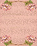 Vintage Pink Bookpage Background