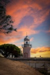 Lighthouse, Light Tower, Sunset