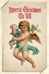 Christmas Angel Vintage Card