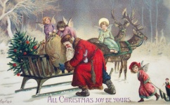 Christmas Santa Claus Postcard