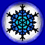 Winter Mandala With Snowflake