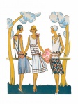 Women Fashion 1920s Art Deco