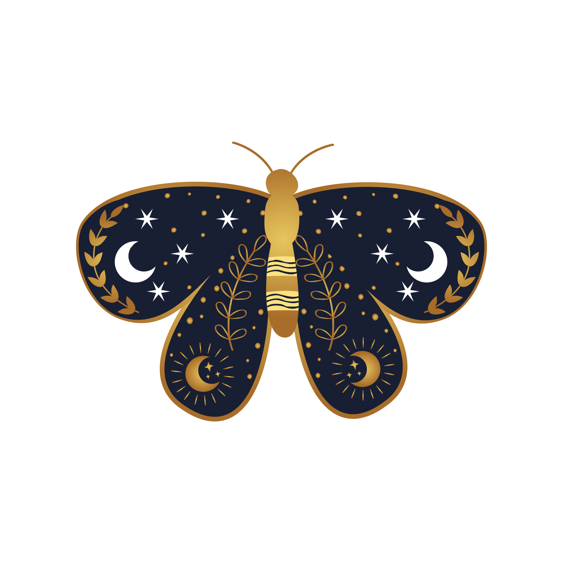 Esoteric Mystic Butterfly Clipart
