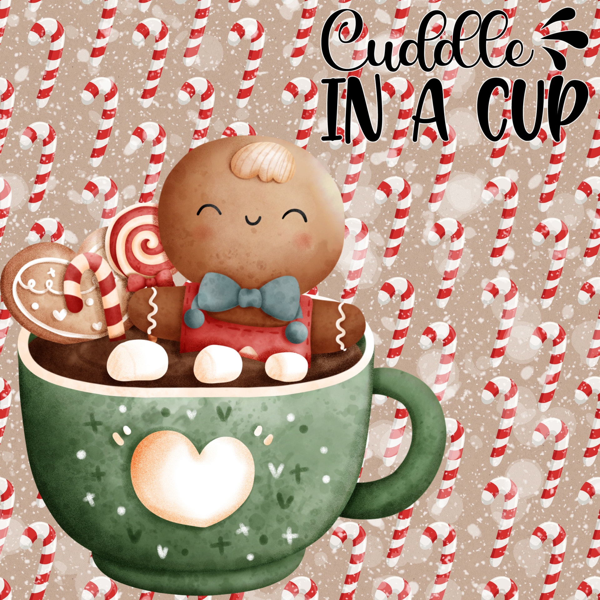 Cuddle In A Cup Gingerbread Boy