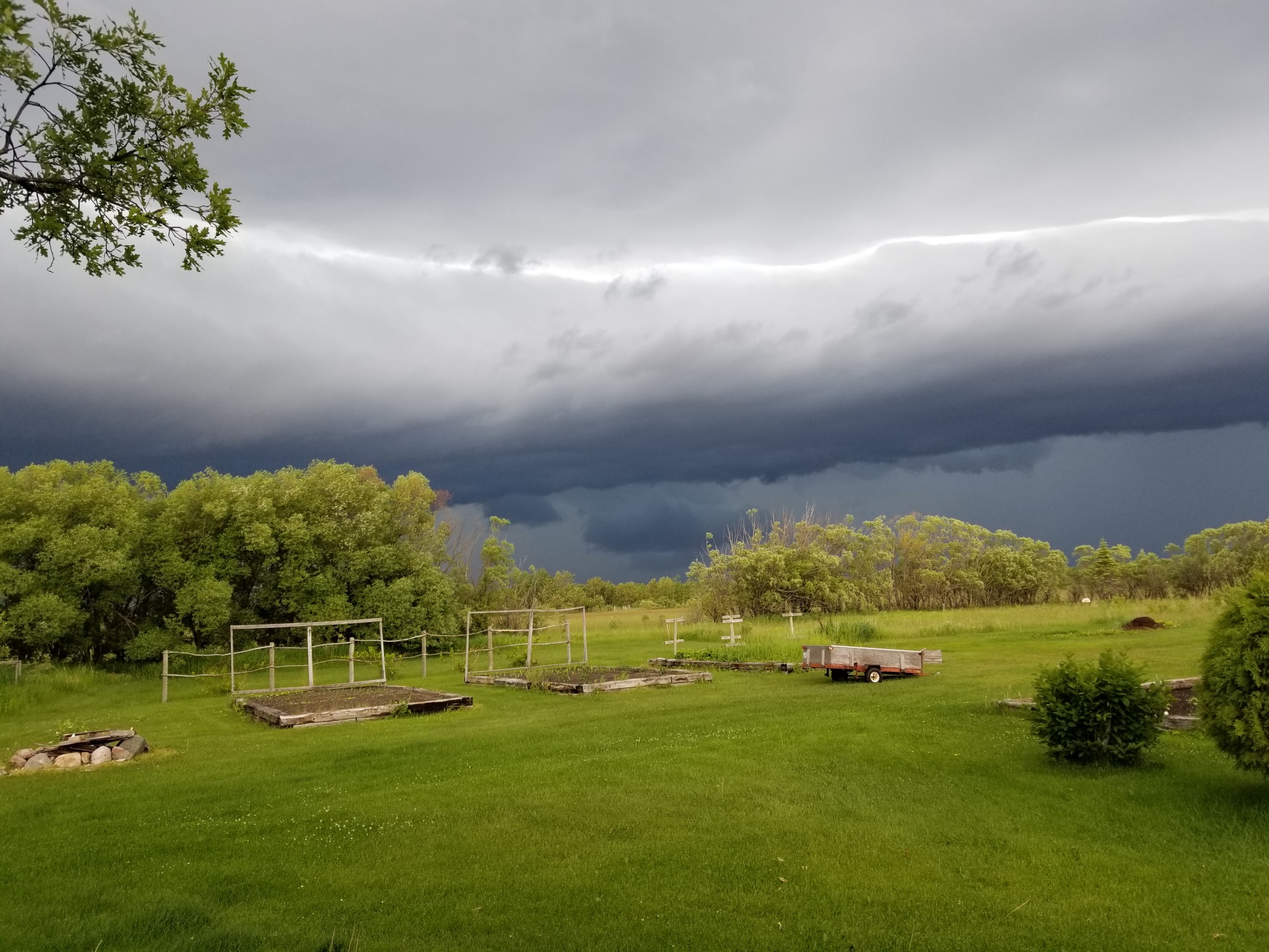 Stormy Sky Prairie Weather