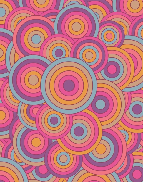 Circles Retro Abstract Wallpaper Free Stock Photo - Public Domain Pictures