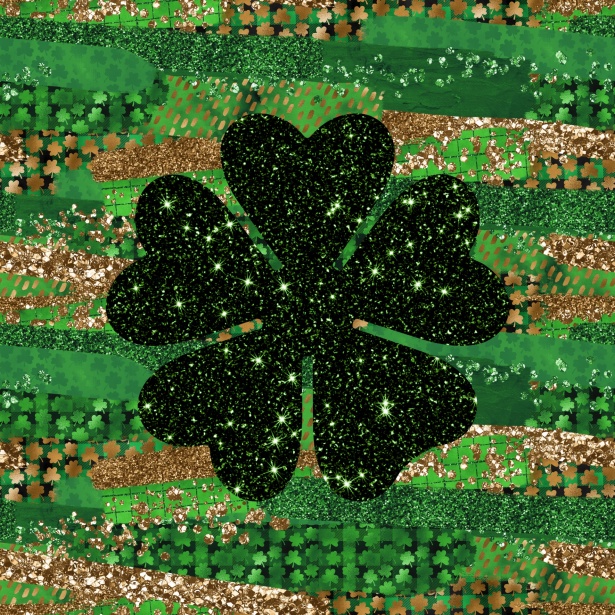 Green Clover St. Patrick's Day Background / Border Stock Photo, Picture and  Royalty Free Image. Image 38910751.