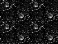 Seamless Pattern With Moon