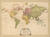 1783 Map Of The World