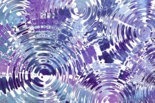 Abstract Waves Circles Background